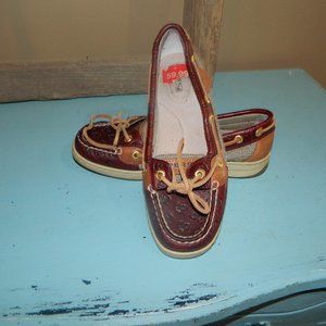 Sperry Top Sider 9102898 Womens Angelfish Embossed Size 6M